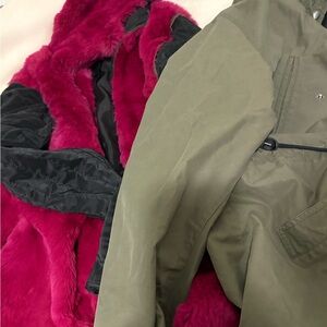Reversible Andrew mark Pink and Green Jacket